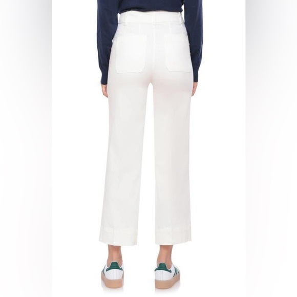 BAGATELLE | Nordstrom Work Ready Off White Trousers - Picture 1 of 12